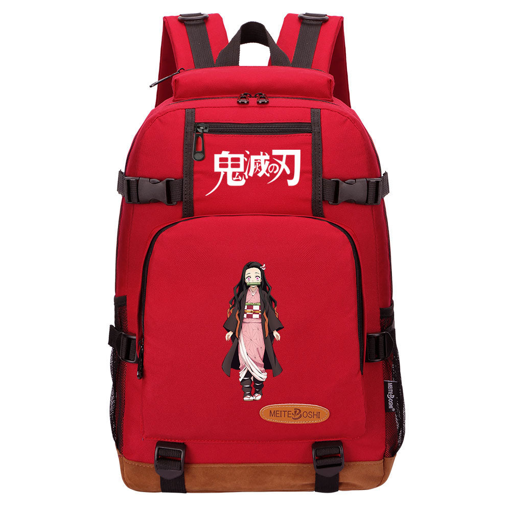Demon Slayer Kimetsu No Yaiba Waterproof Backpack School Notebook Travel Bag