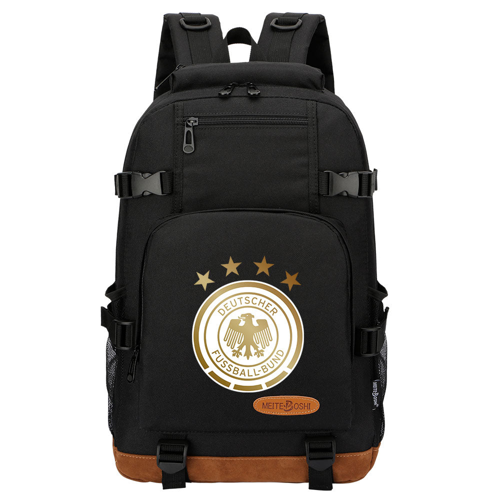 German National Football Team Waterproof Backpack School Notebook Travel Bag