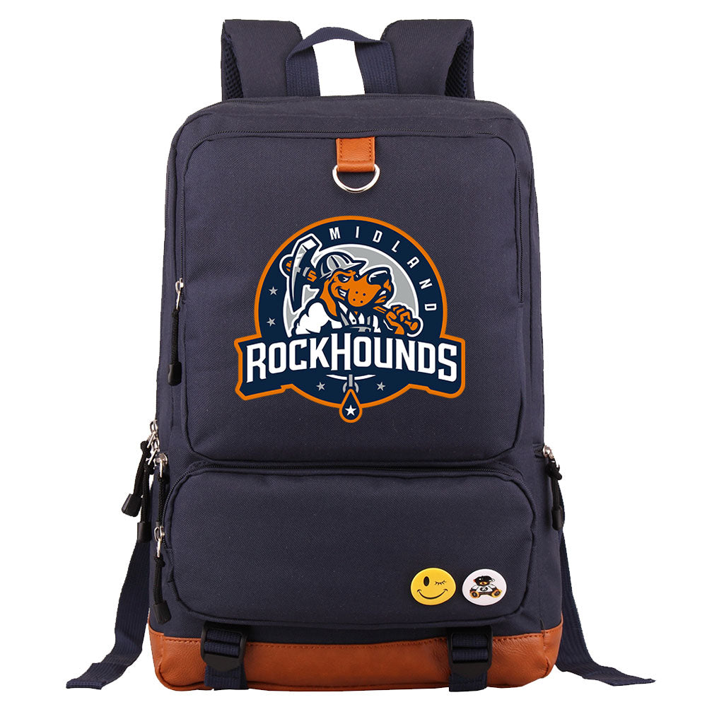 Midland RockHounds Water Proof Backpack NoteBook Laptop School Bag
