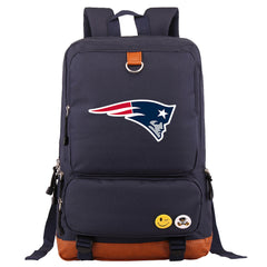 New England Patriots Football Team Rugby Proof Backpack NoteBook Laptop School Bag
