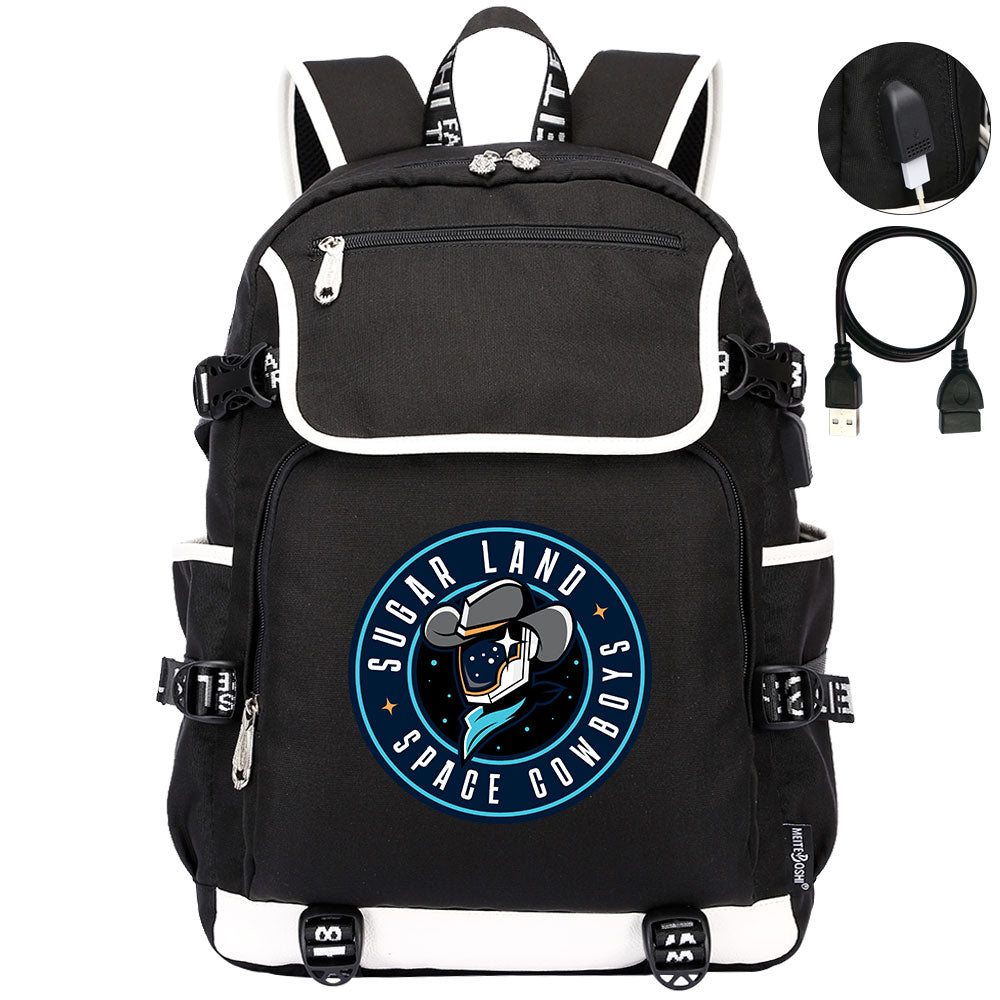 Sugar Land Space Cowboys Backpack School Notebook Travel Bags