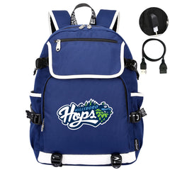 Hillsboro Hops Backpack School Notebook Travel Bags