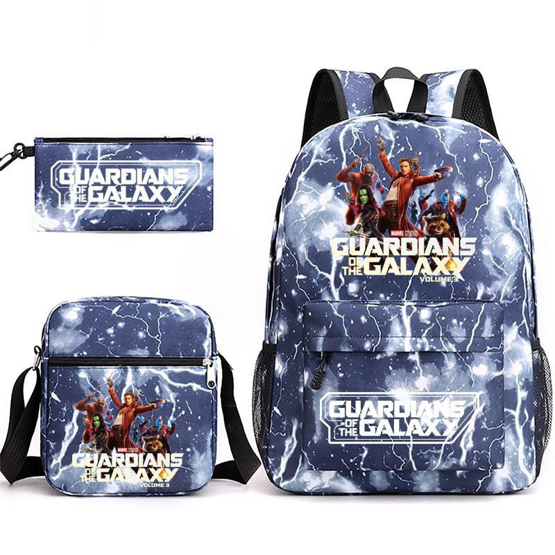 Guardians of the Galaxy School Backpack Shoulder Bag Pencil Bags 3pcs Set
