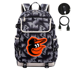 Baltimore Orioles Backpack School Notebook Travel Bags
