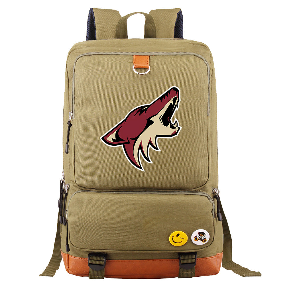 Arizona Coyotes Hockey Team Proof Backpack NoteBook Laptop School Bag