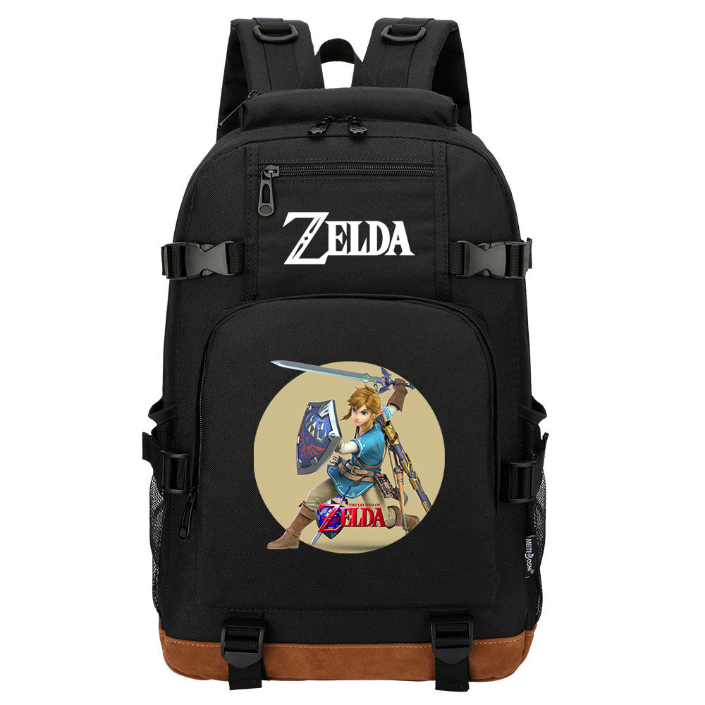 Zelda Waterproof Backpack School Notebook Travel Bag