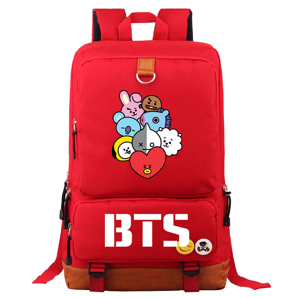 BTS Proof Backpack NoteBook Laptop School Bag
