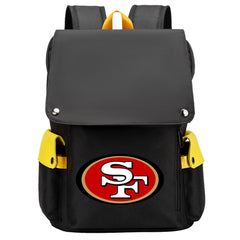 San Francisco 49ers Football Team Rugby Laptop Backpack Oxford School Bag
