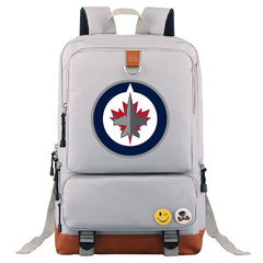 Winnipeg Jets Hockey Team Proof Backpack NoteBook Laptop School Bag