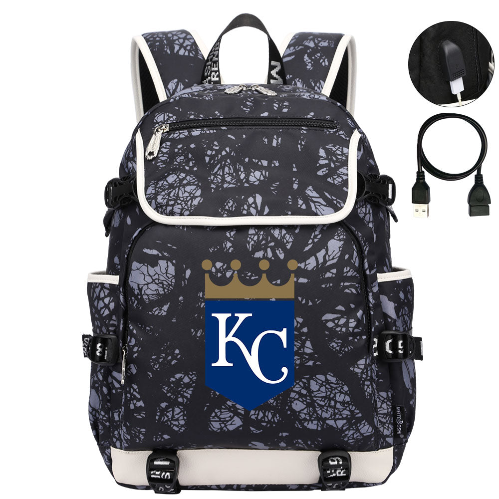 Kansas City Royals Backpack School Notebook Travel Bags