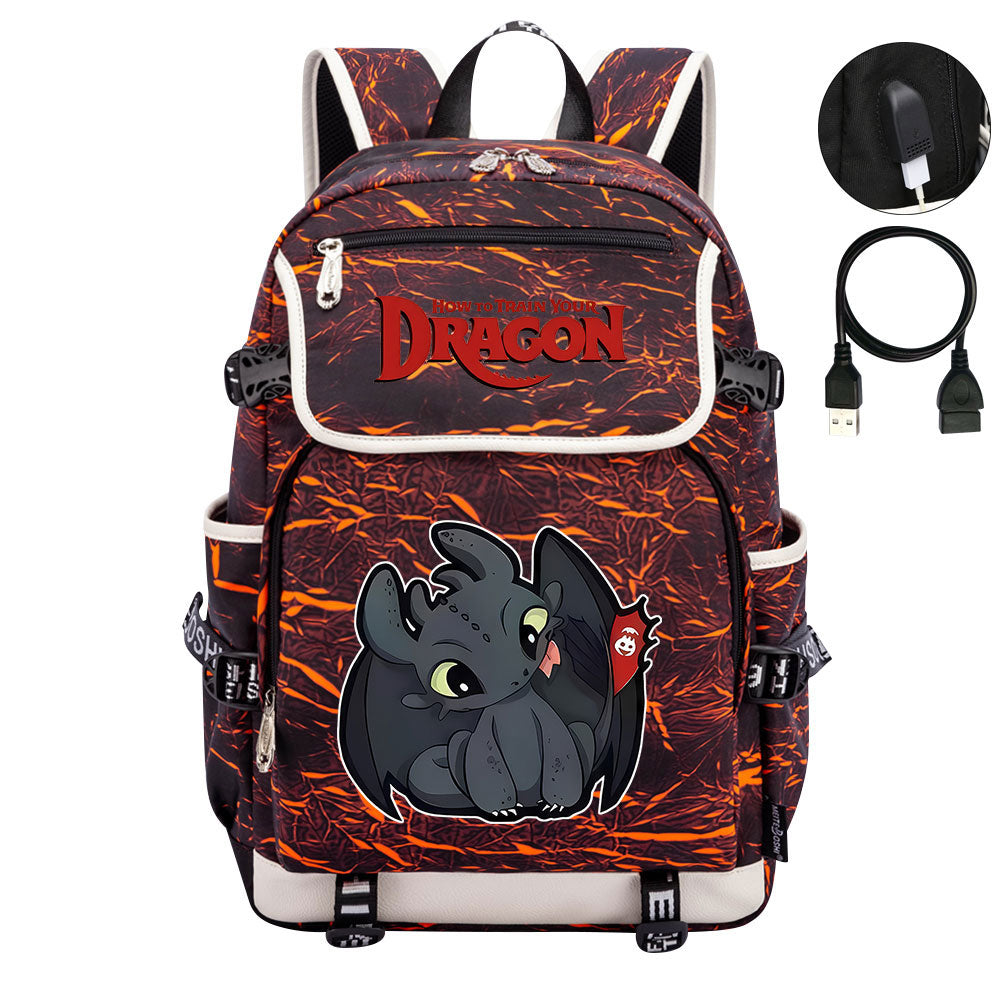 How to Train Your Dragon Backpack School Notebook Travel Bags