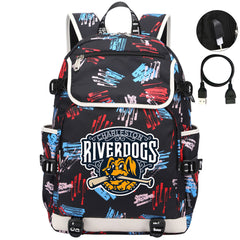 Charleston RiverDogs Backpack School Notebook Travel Bags