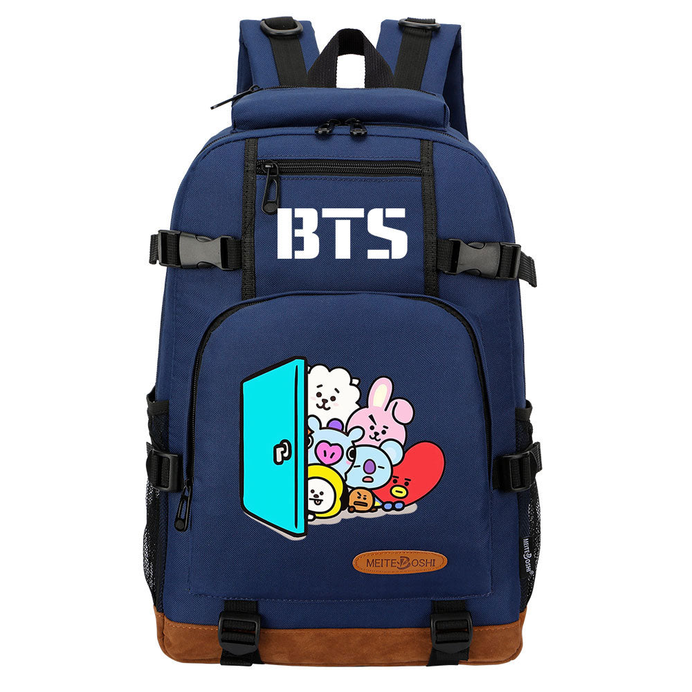 Kpop BTS Waterproof Backpack School Notebook Travel Bag