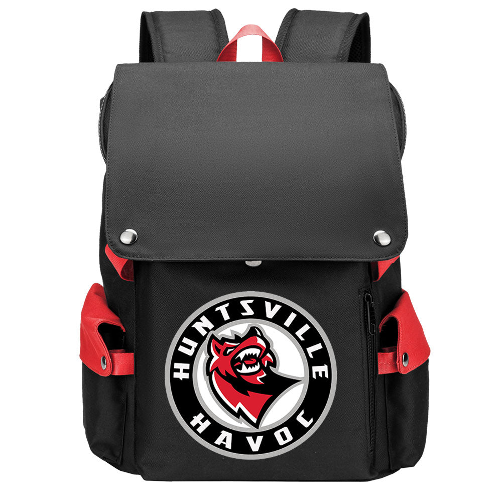 Huntsville Havoc Hockey Team School Backpack Oxford Laptop Bag