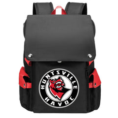 Huntsville Havoc Hockey Team School Backpack Oxford Laptop Bag