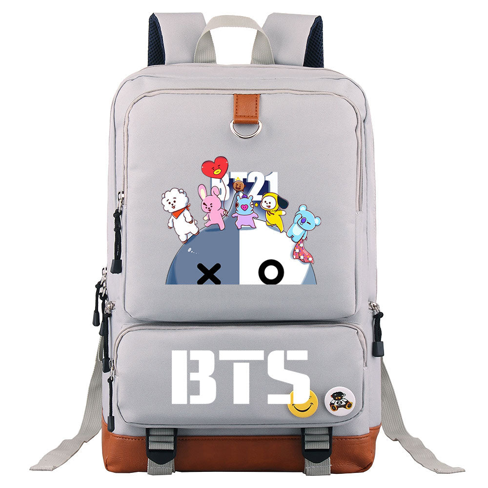 BTS VAN Proof Backpack NoteBook Laptop School Bag
