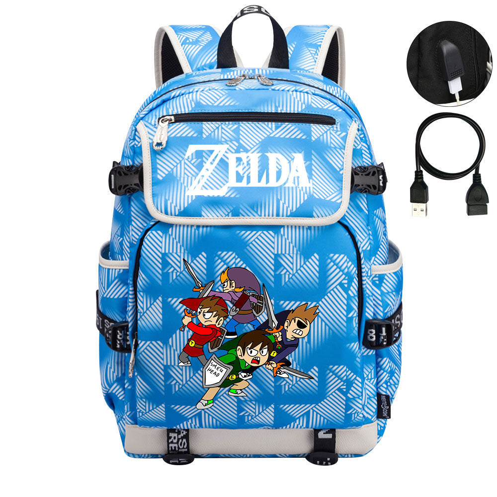 Zelda Backpack School Notebook Travel Bags
