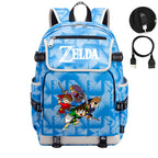 Zelda Backpack School Notebook Travel Bags