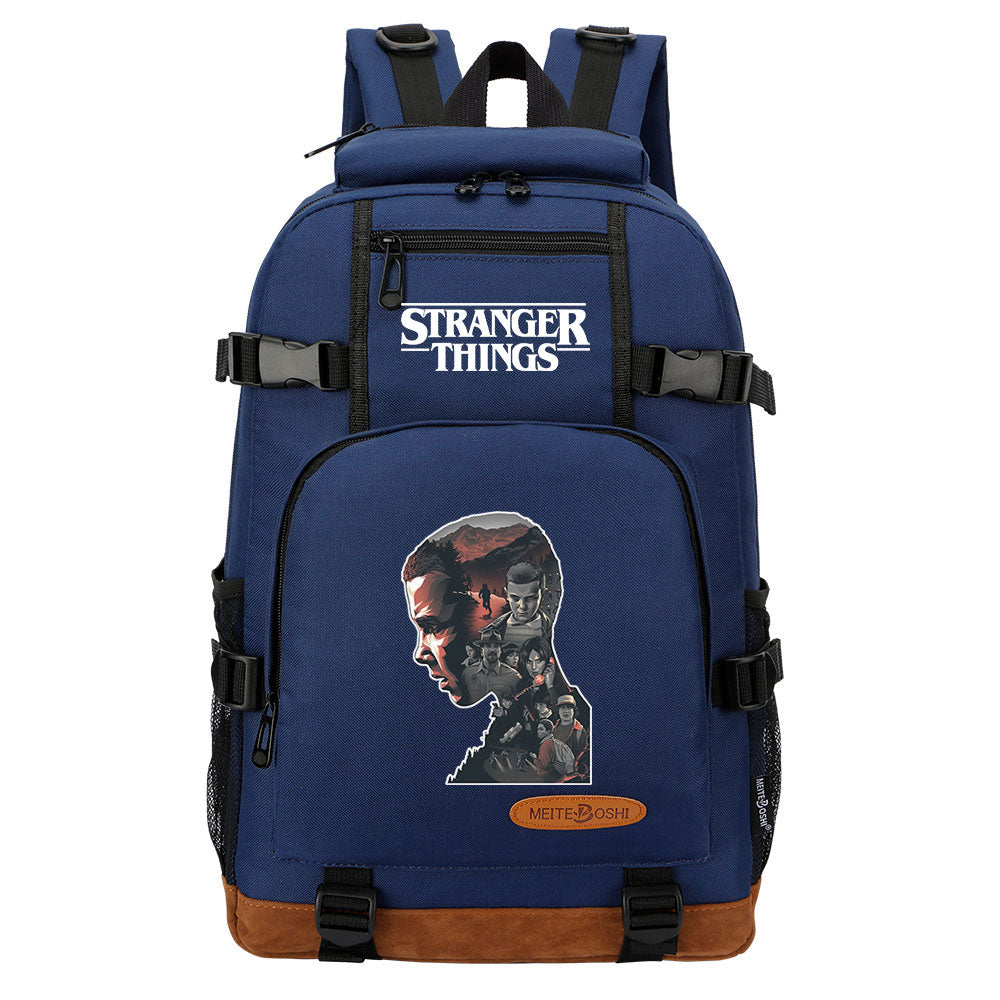 Strangers Things El Waterproof Backpack School Notebook Travel Bag