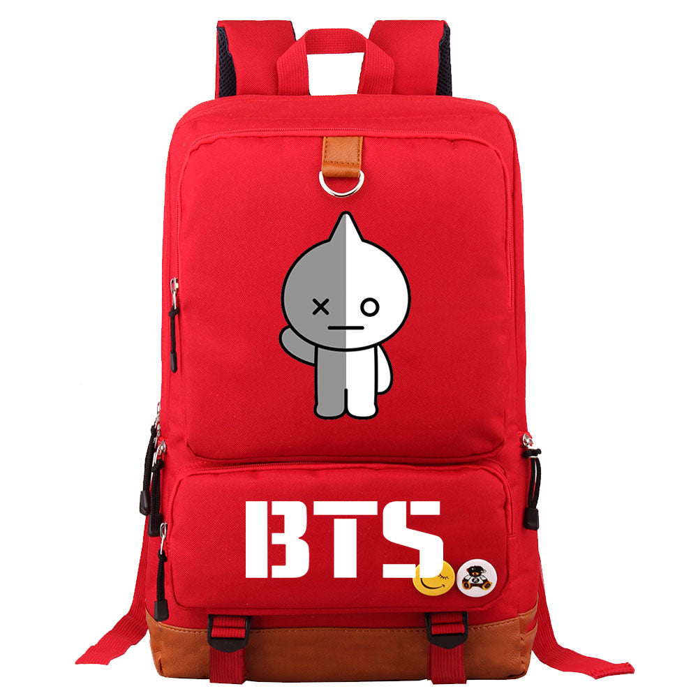 BTS VAN Proof Backpack NoteBook Laptop School Bag