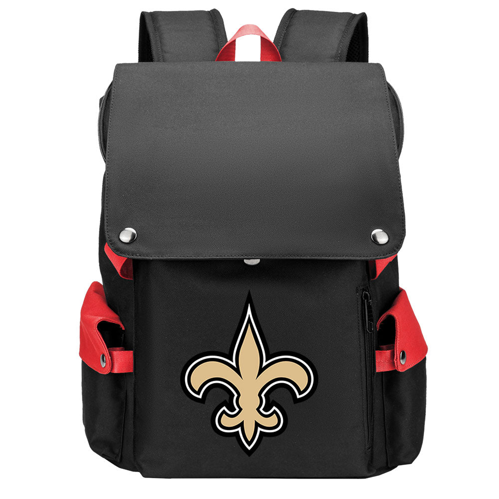 New Orleans Saints Football Team Rugby Laptop Backpack Oxford School Bag
