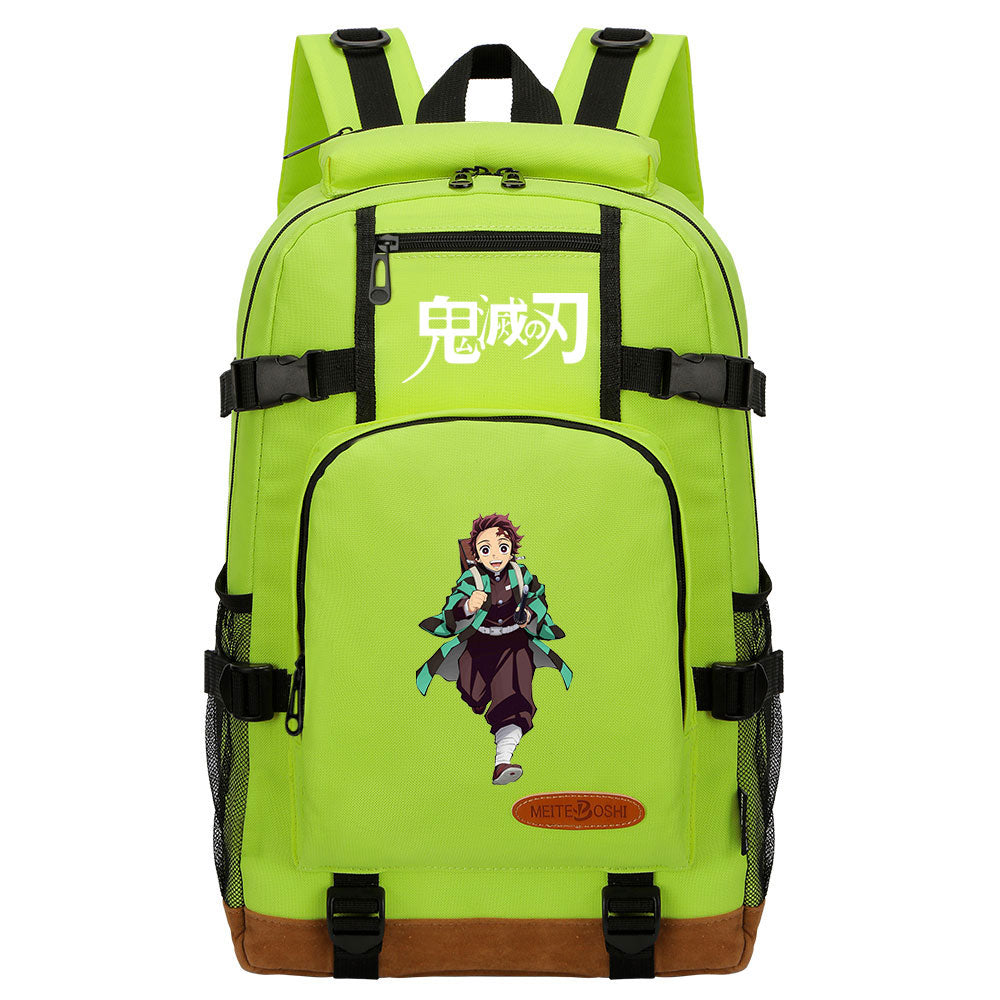 Demon Slayer Kimetsu No Yaiba Waterproof Backpack School Notebook Travel Bag