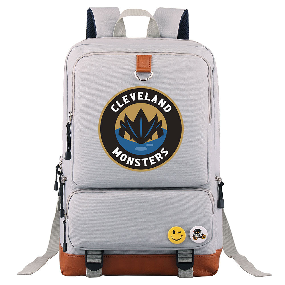 Cleveland Monsters Hockey Team Proof Backpack NoteBook Laptop School Bag
