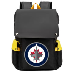 Winnipeg Jets Hockey Team School Backpack Oxford Laptop Bag