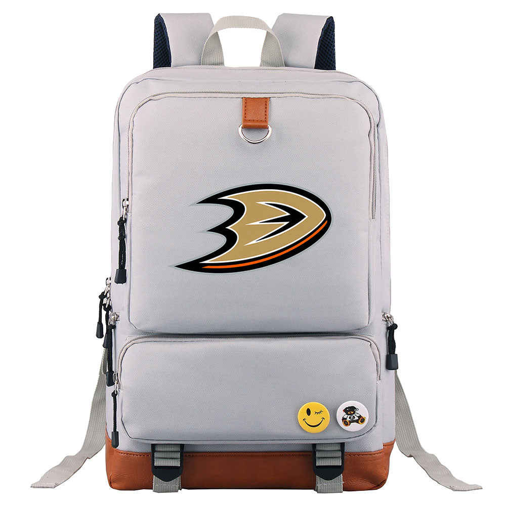 Anaheim Ducks Hockey Team Proof Backpack NoteBook Laptop School Bag