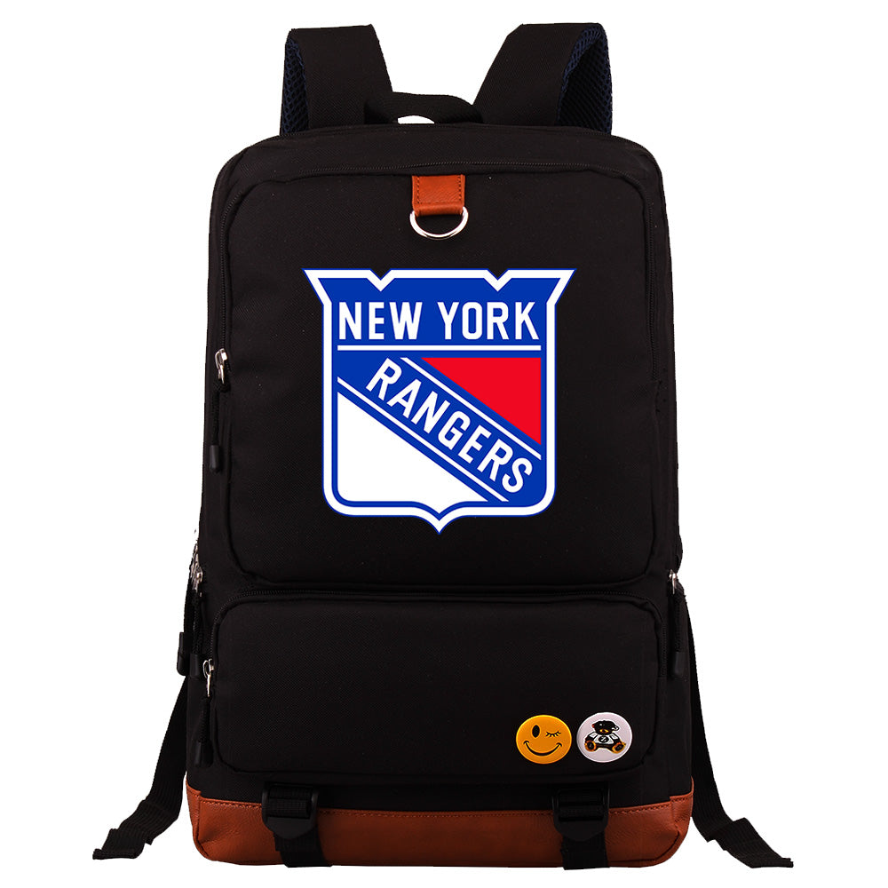 New York Rangers Hockey Team Proof Backpack NoteBook Laptop School Bag