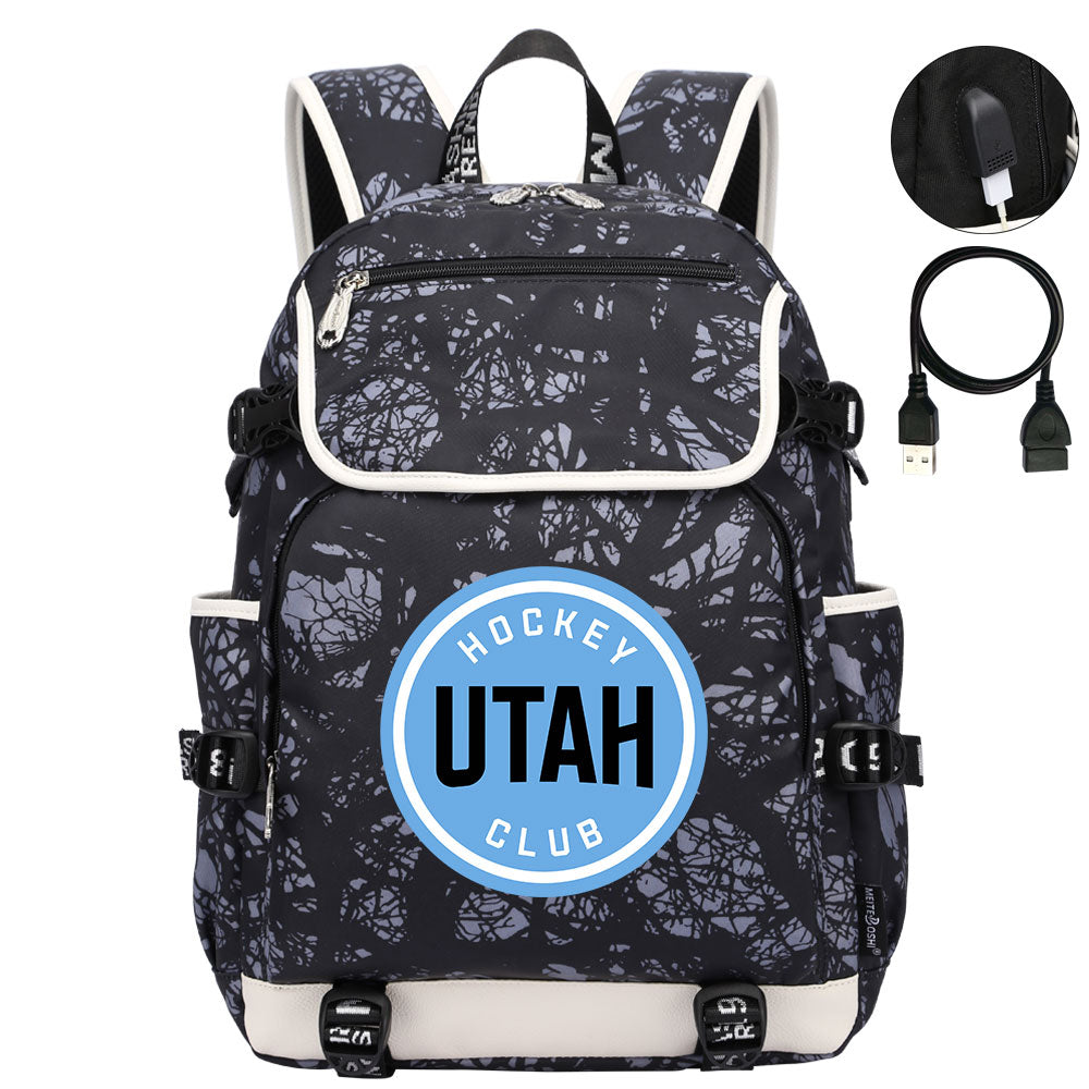 Utah Hockey Club Backpack School Notebook Travel Bag