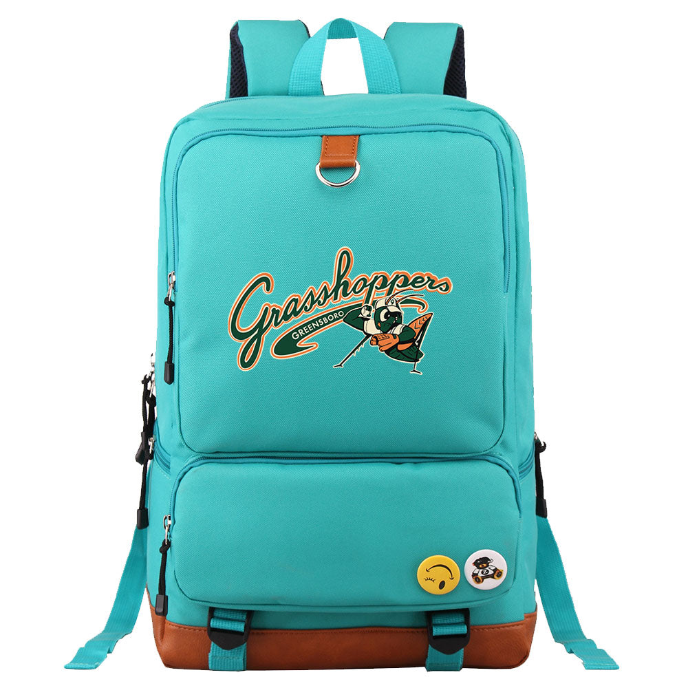 Greensboro Grasshoppers Water Proof Backpack NoteBook Laptop School Bag