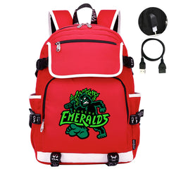 Eugene Emeralds Backpack School Notebook Travel Bags