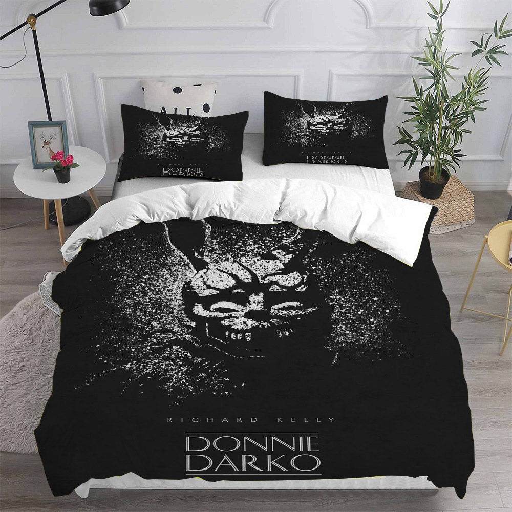 Donnie Darko Cosplay Bedding Set Duvet Cover Pillowcases Halloween Home Decor