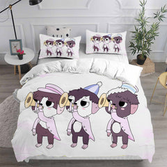 Summer Camp Island Cosplay Bedding Set Duvet Cover Pillowcases Halloween Home Decor