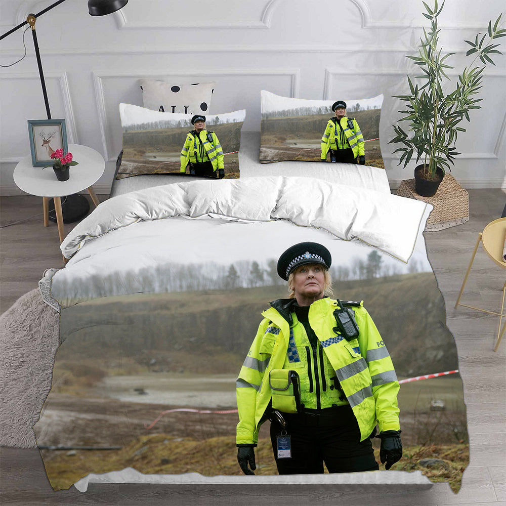Happy Valley Season 3 Cosplay Bedding Set Duvet Cover Pillowcases Halloween Home Decor