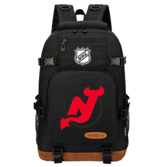 New Jersey Devils Hockey League Waterproof Backpack School Notebook Travel Bag
