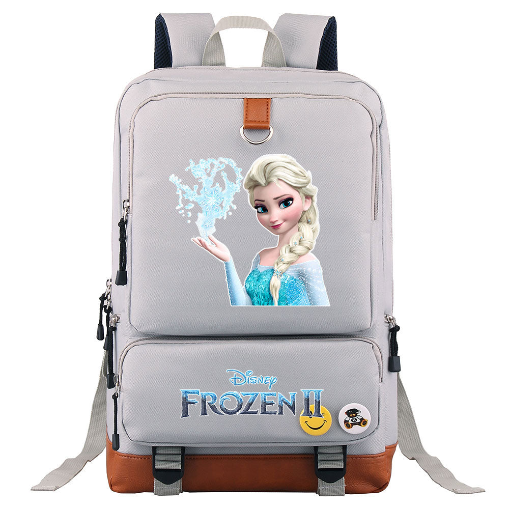 Frozen Elsa Anna Proof Backpack NoteBook Laptop School Bag