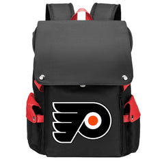 Philadelphia Flyers Hockey Team School Backpack Oxford Laptop Bag