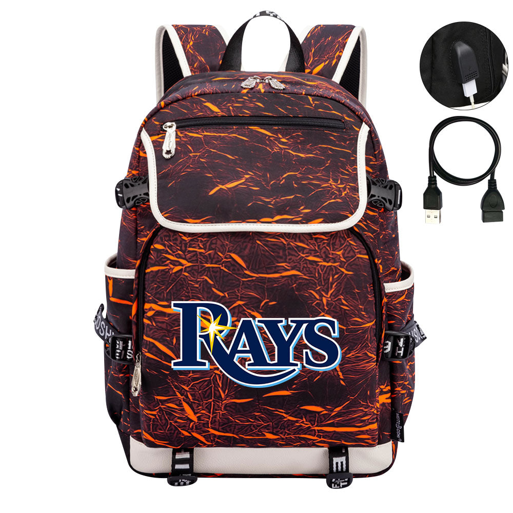 Tampa Bay Rays Backpack School Notebook Travel Bags