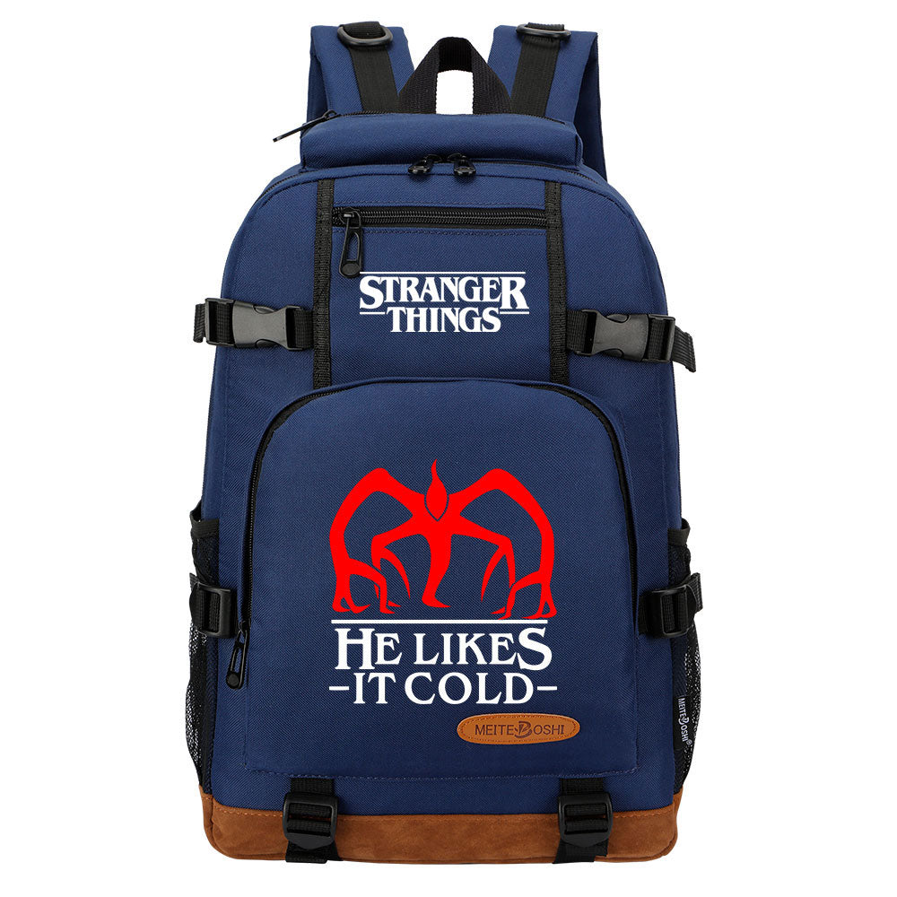 Strangers Things The Demogorgon Waterproof Backpack School Notebook Travel Bag