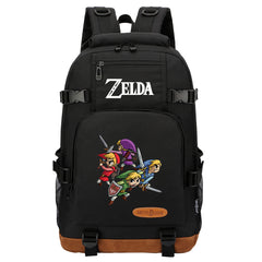 Zelda Waterproof Backpack School Notebook Travel Bag