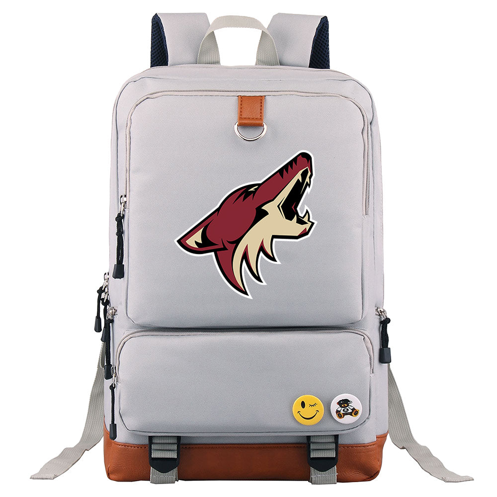 Arizona Coyotes Hockey Team Proof Backpack NoteBook Laptop School Bag