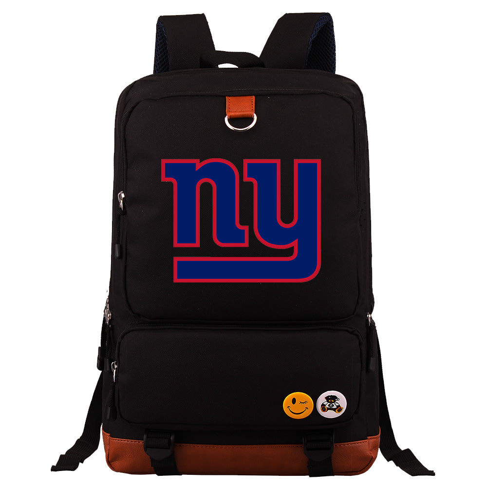 New York Giants Football Team Rugby Proof Backpack NoteBook Laptop School Bag