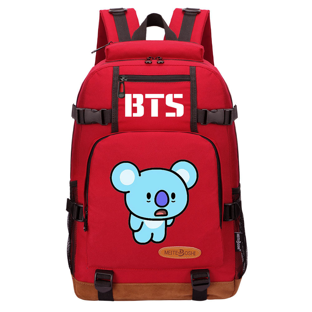 Kpop BTS Koya RM Waterproof Backpack School Notebook Travel Bag
