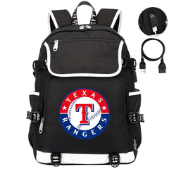 Texas Rangers Backpack School Notebook Travel Bags