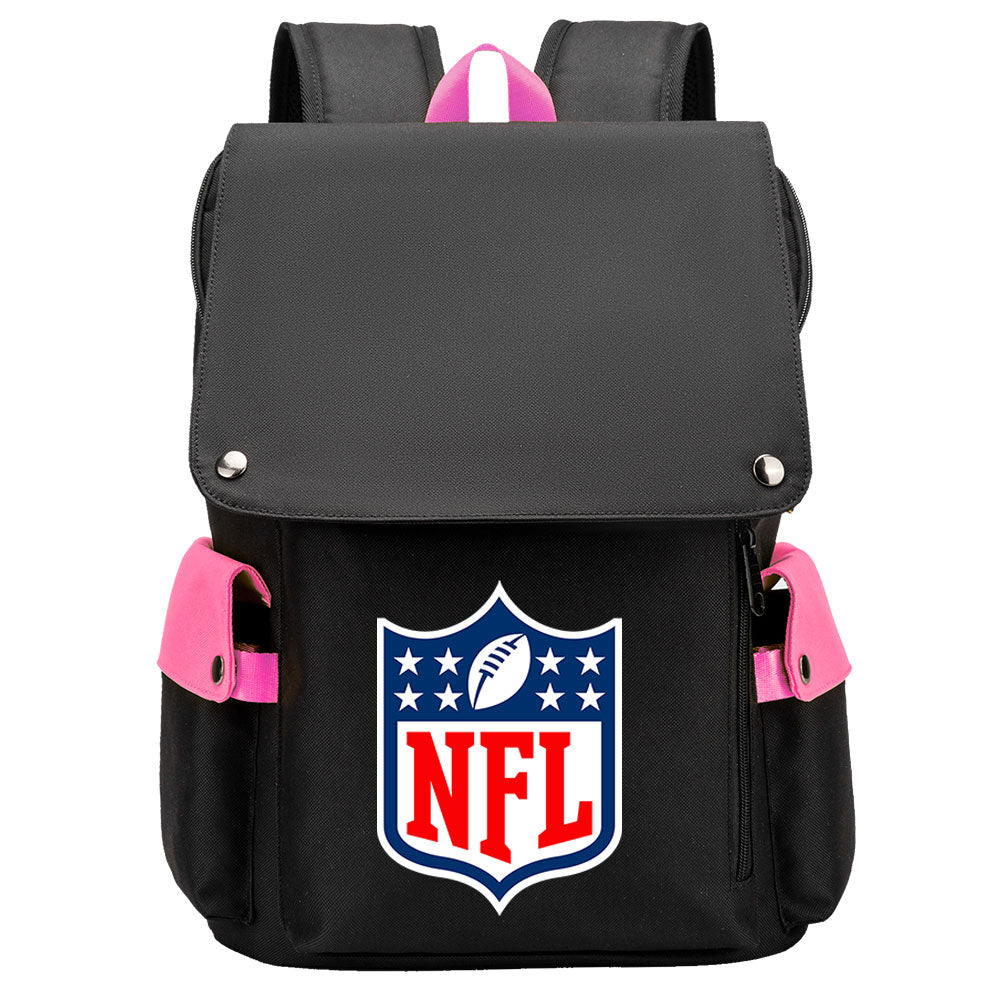 Football Team Rugby Laptop Backpack Oxford School Bag