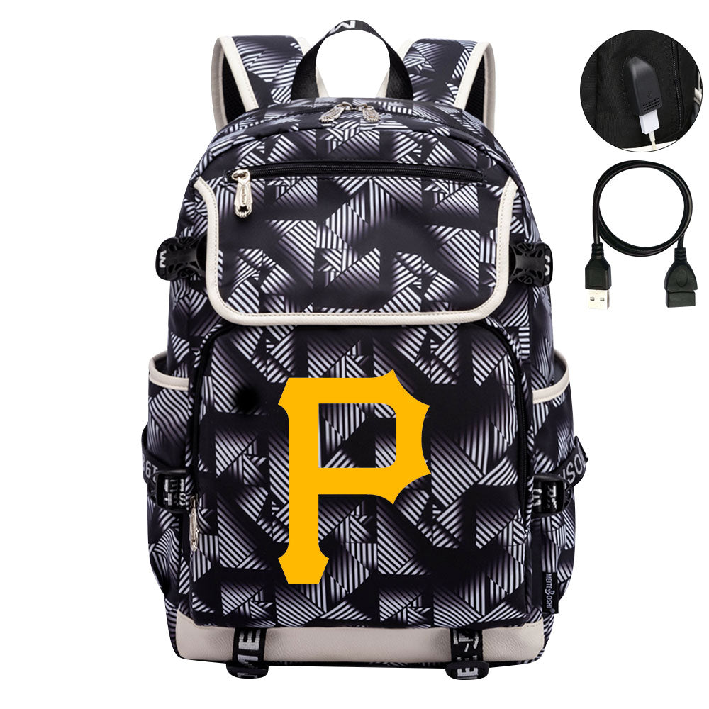 Pittsburgh Pirates Backpack School Notebook Travel Bags