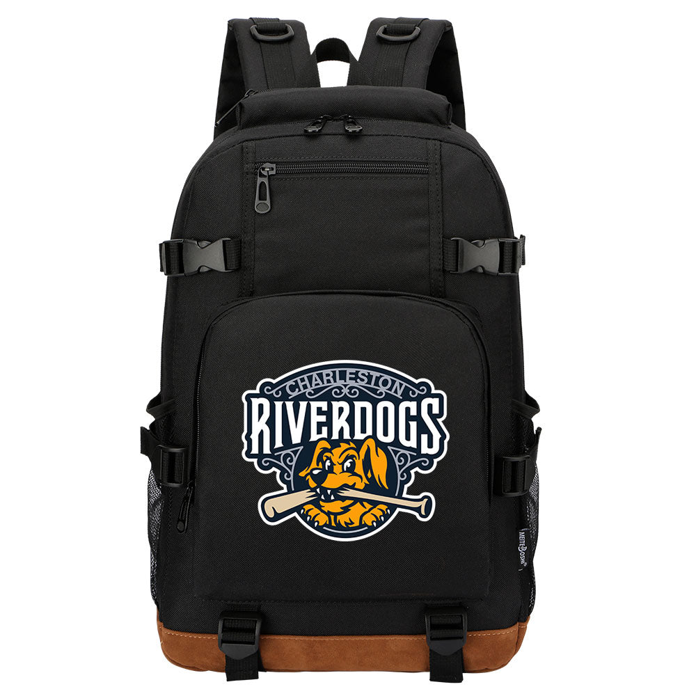 Charleston RiverDogs Waterproof Backpack School Notebook Travel Bag