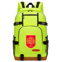 Spain National Football Team Waterproof Backpack School Notebook Travel Bag